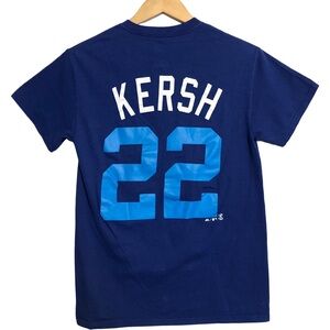 Clayton Kershaw #22 Los Angeles Dodgers Majestic LA MLB Baseball Shirt Jersey S
